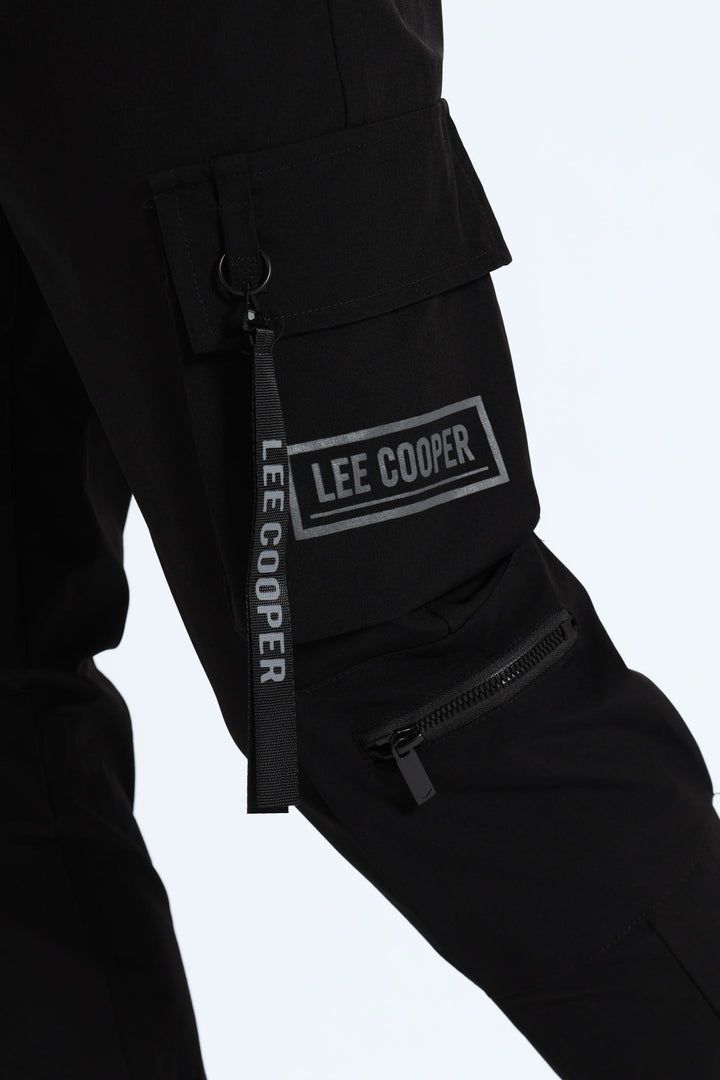 Boys Grant Utility Cargo Pants - Black