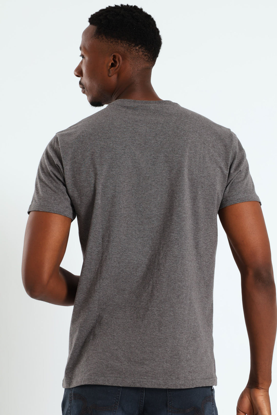 Lucus Crew Neck Tee - Charcoal