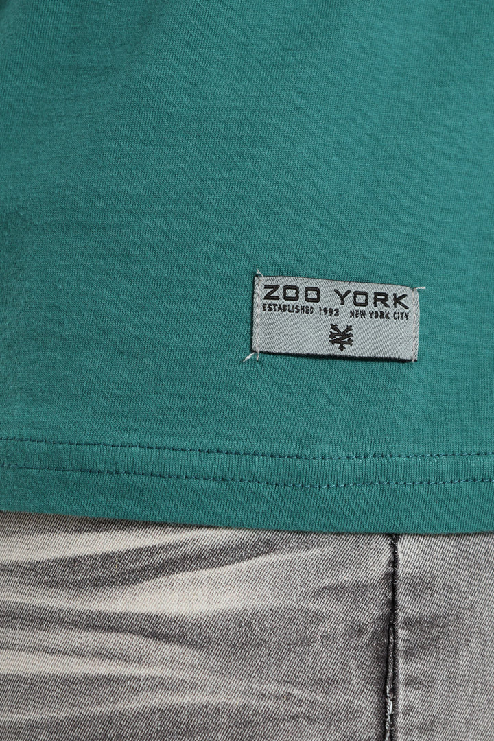 Stacked Logo Tee - Green