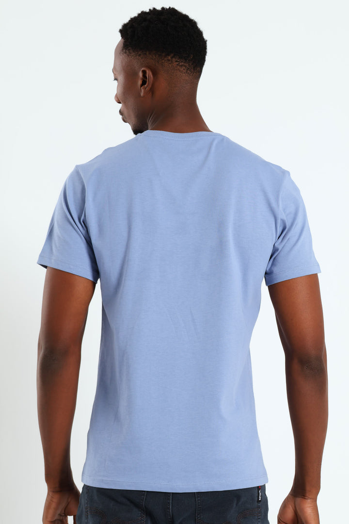 Mosaic Tee - Smokey Blue