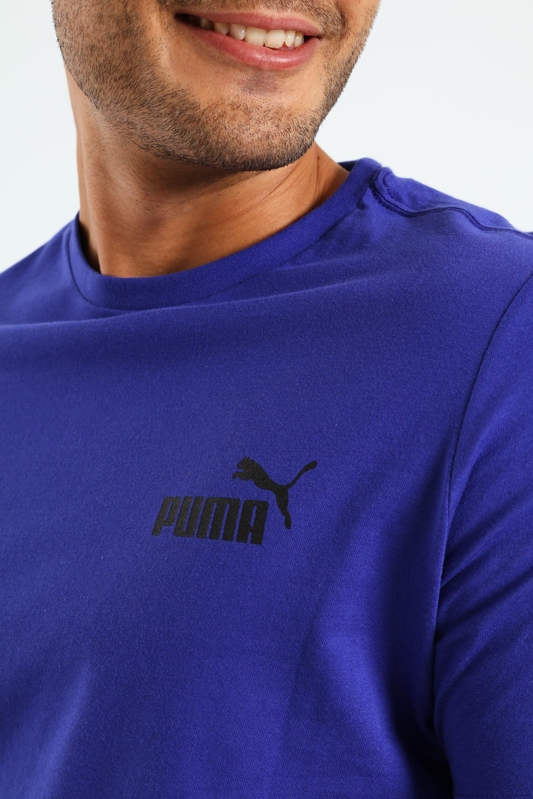 Essential Small Logo Tee - Cobalt