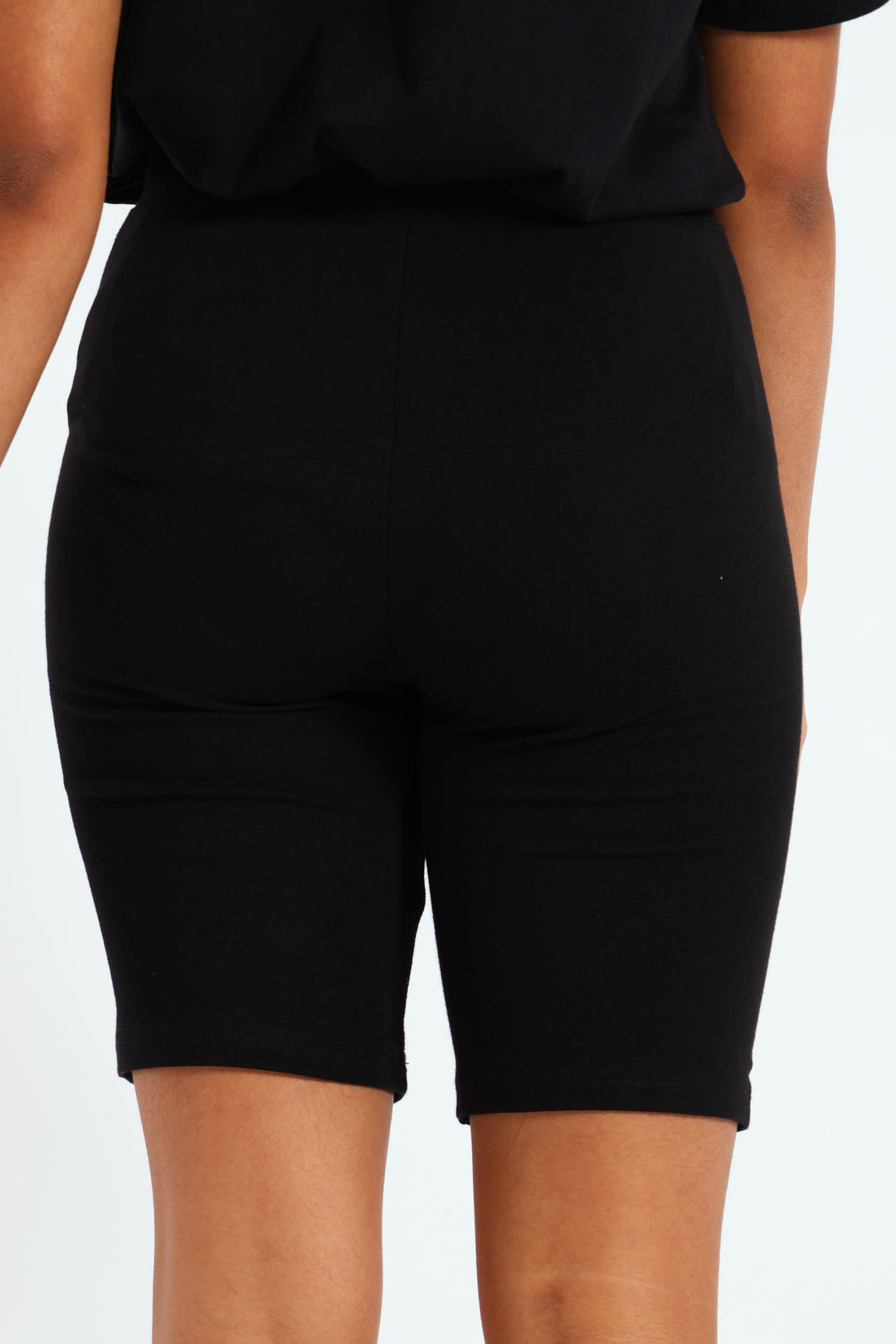 Girls Cycle Shorts - Black