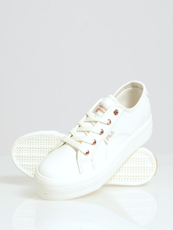 Alessia Platform Sneaker - Gardenia