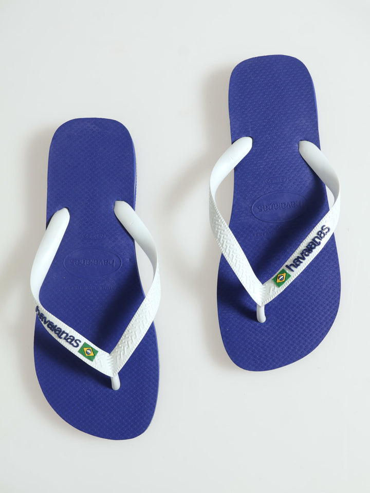 Brazil Logo Flip Flop - Marine Blue