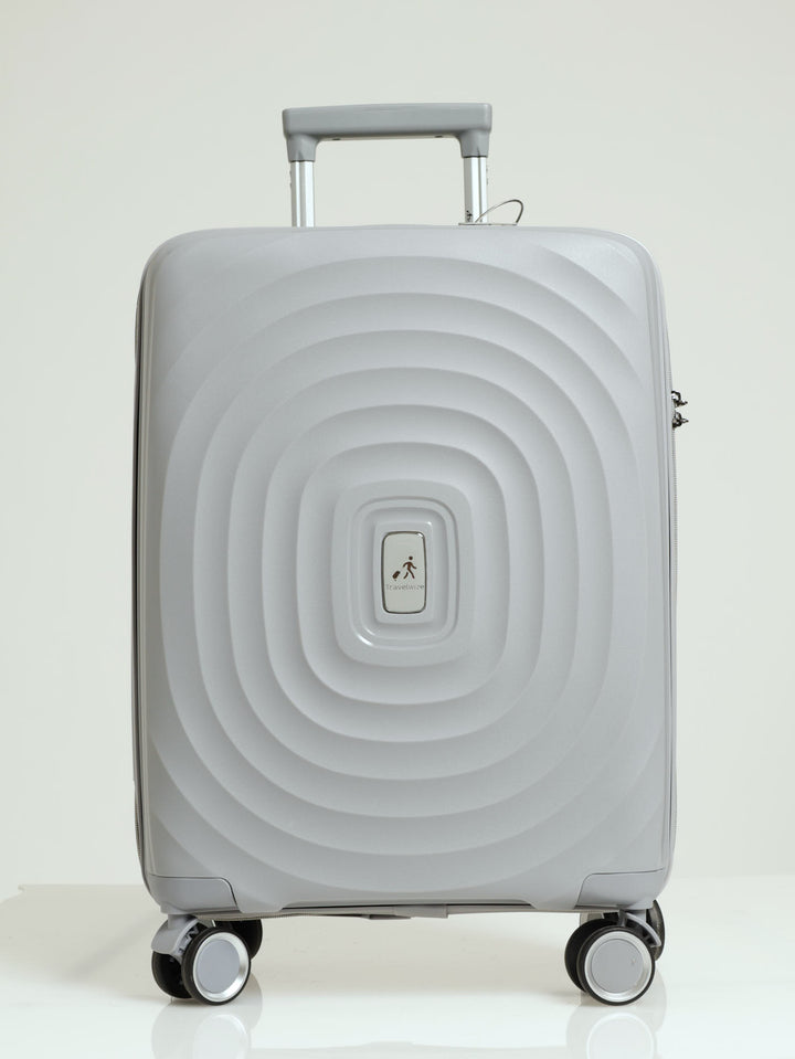 Travelwize Ripple 4-Wheel Spinner Luggage - Platinum