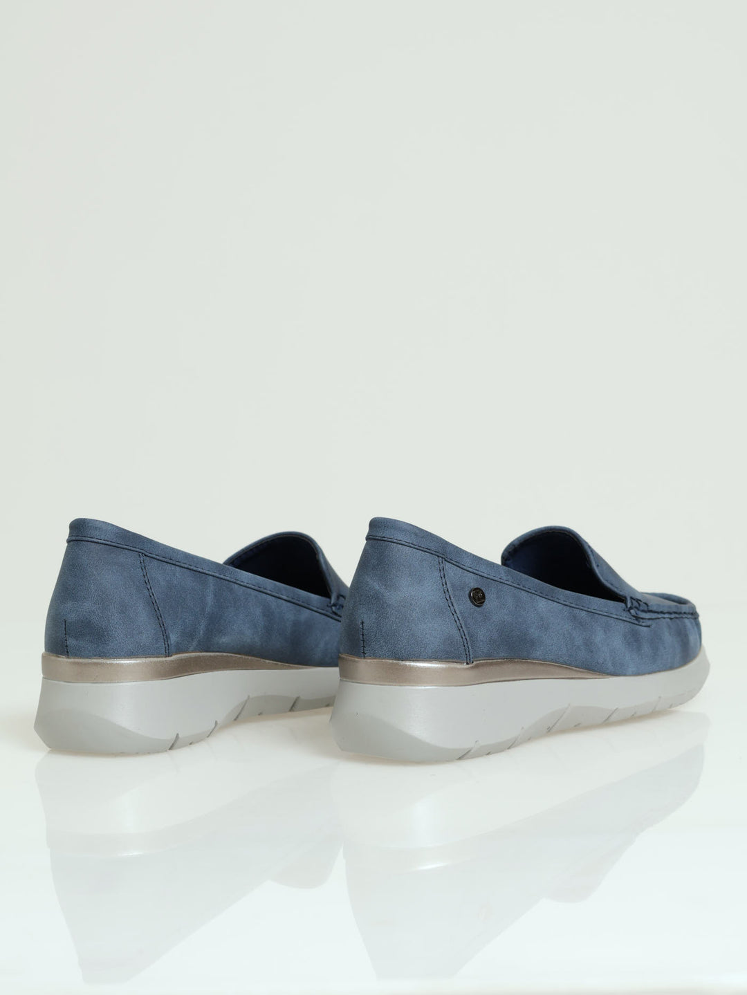 Renee 1 Albert Cut Wedge Loafer - Navy