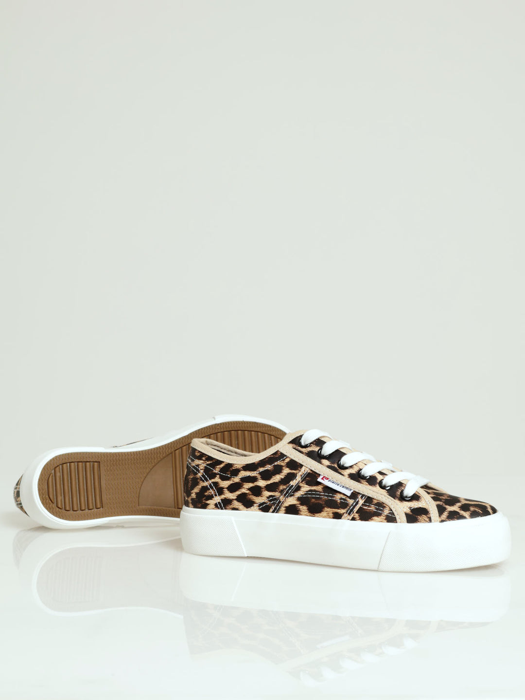 Calais 6 Leopard Lace Up Court Platform Sneaker - Animal