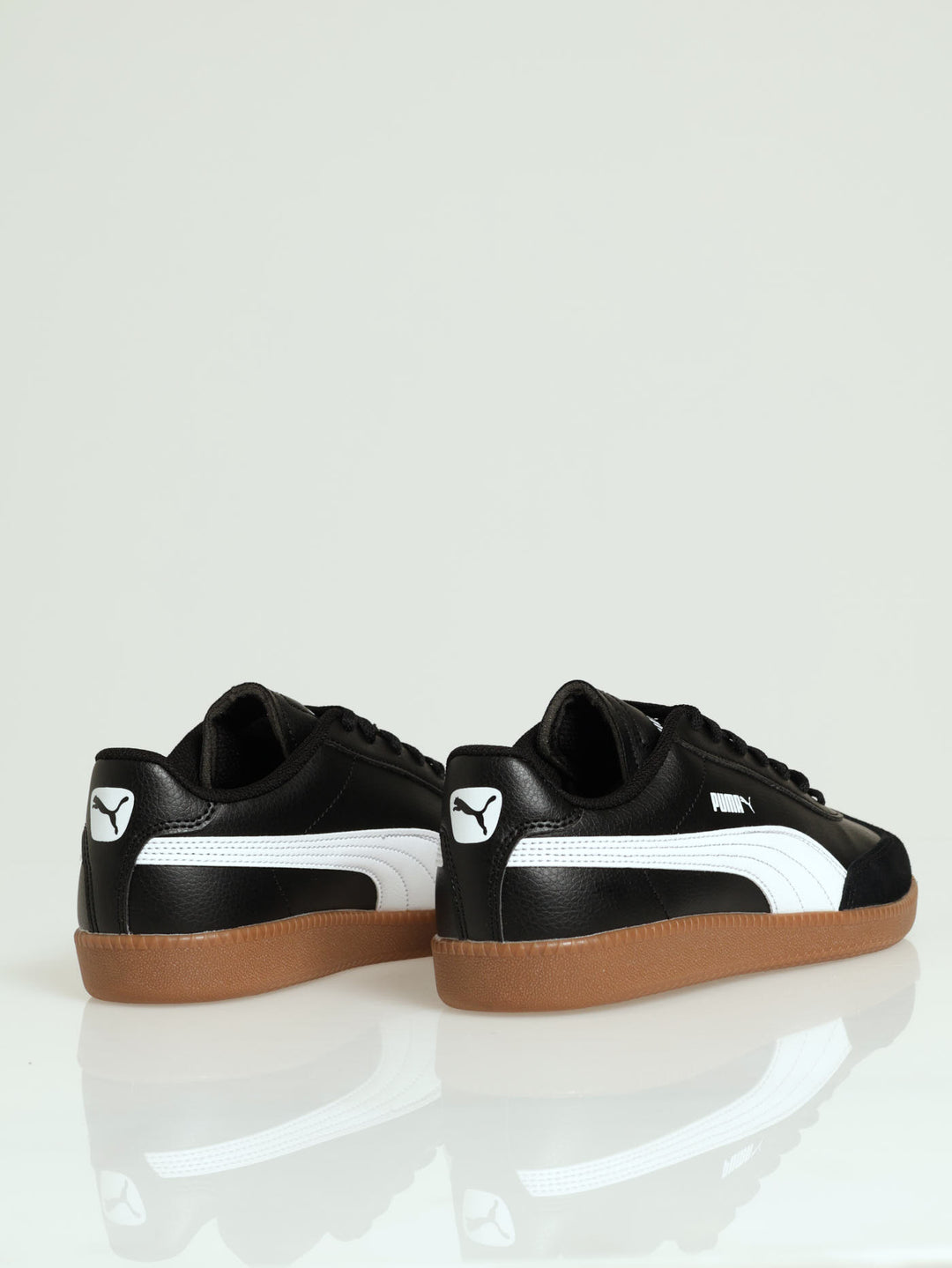 9-T T-Toe Gum Lace Up Sneaker - Black/White