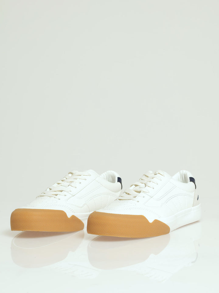 Gum Toe Bump Vulcanised Sneaker - White