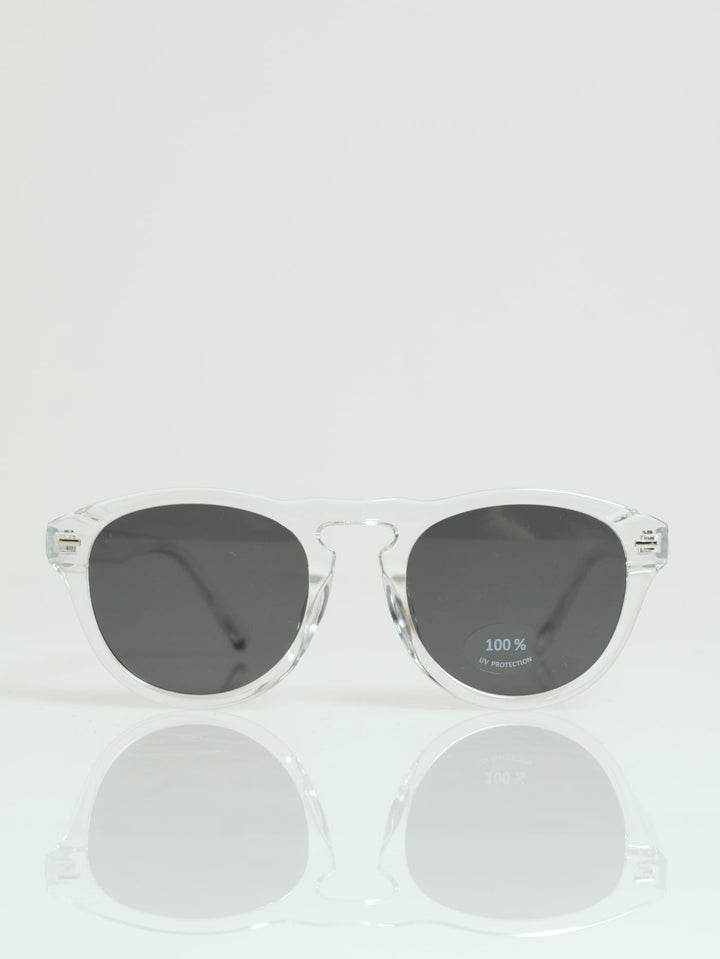 Crystal Wayfarer Sunglasses - Silver