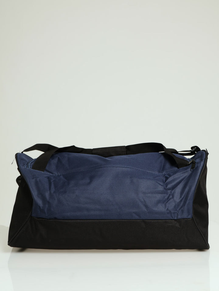 Rubber Branding Duffel Bag - Navy