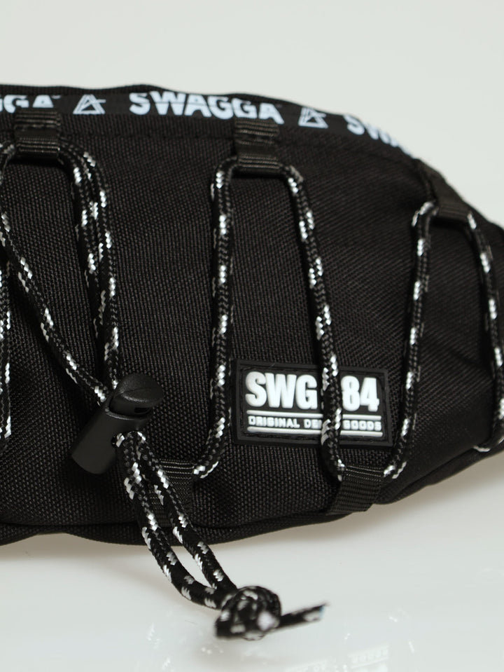 Speckled Cord Waist Pack - Black