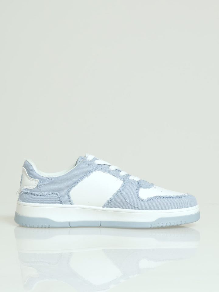 Josie Chunky Sneaker-White/Blue