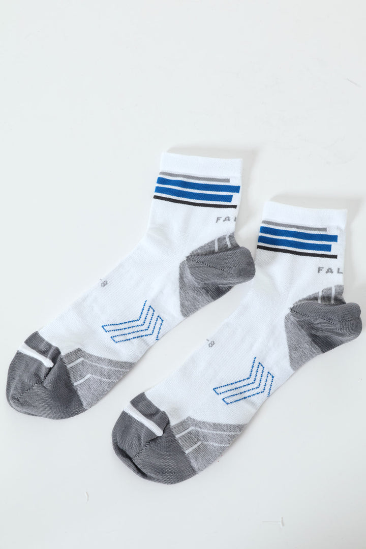 1 Pack Midcalf Bike  Socks - White