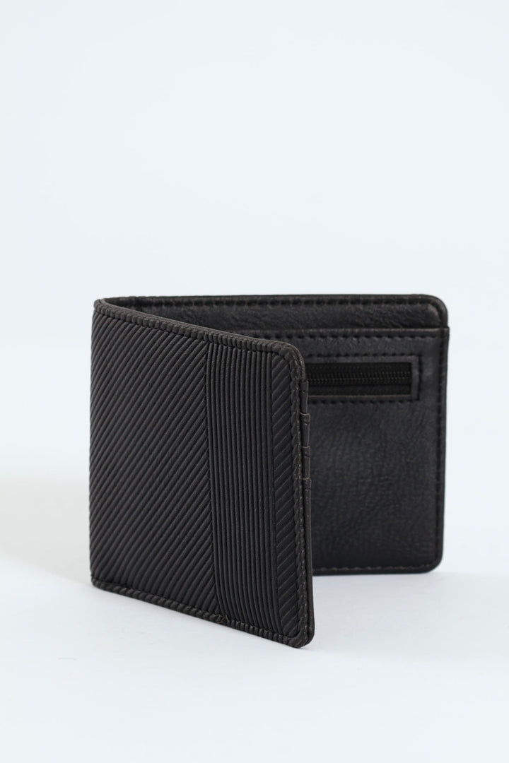 Embossed Updated  Wallet - Black