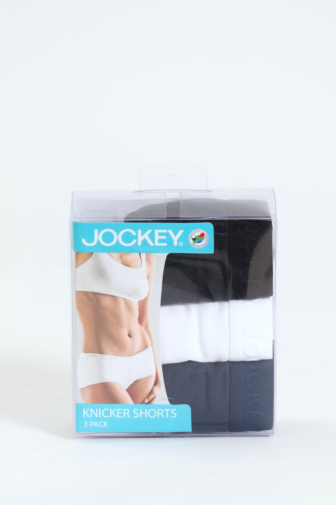 3 Pack Stretch Panties - Navy/White/Black