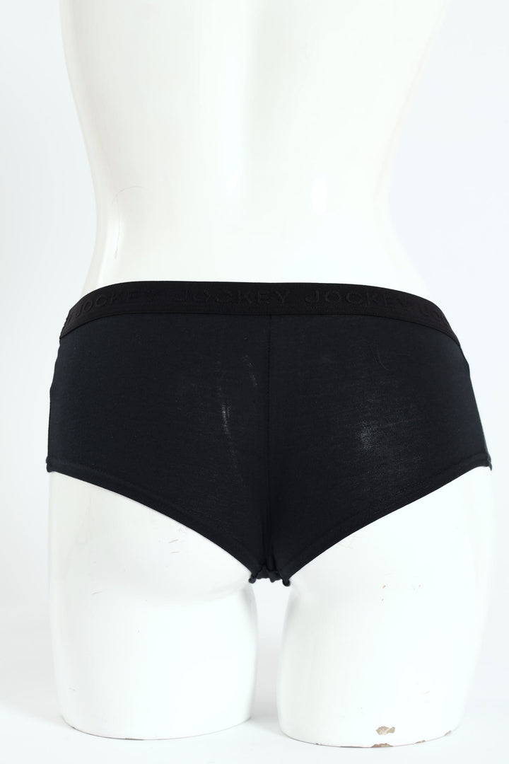 3 Pack Stretch Panties - Navy/White/Black