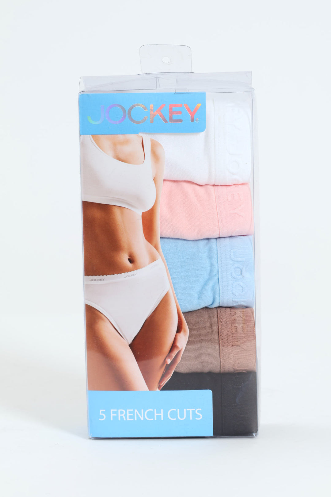 5 Pack Plain Cotton Hicut Panties