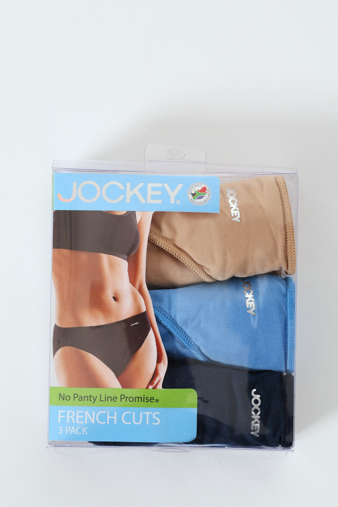 3 Pack Hicut Panties - Beige/Blue/Navy