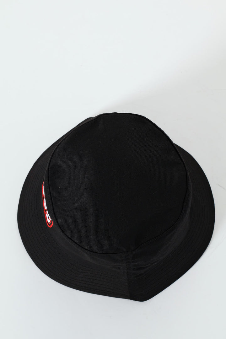 Branded Bucket Hat - Black