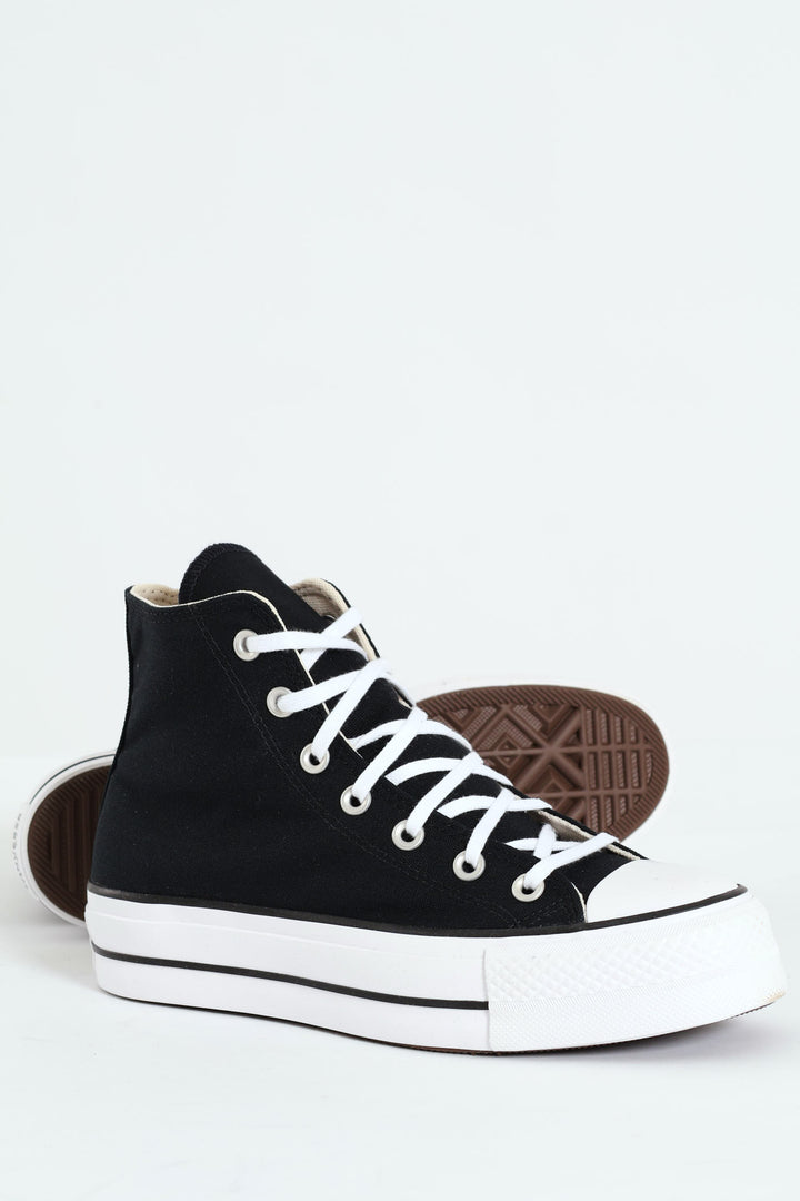 Chuck Taylor All Star Platform Canvas Sneaker - Black