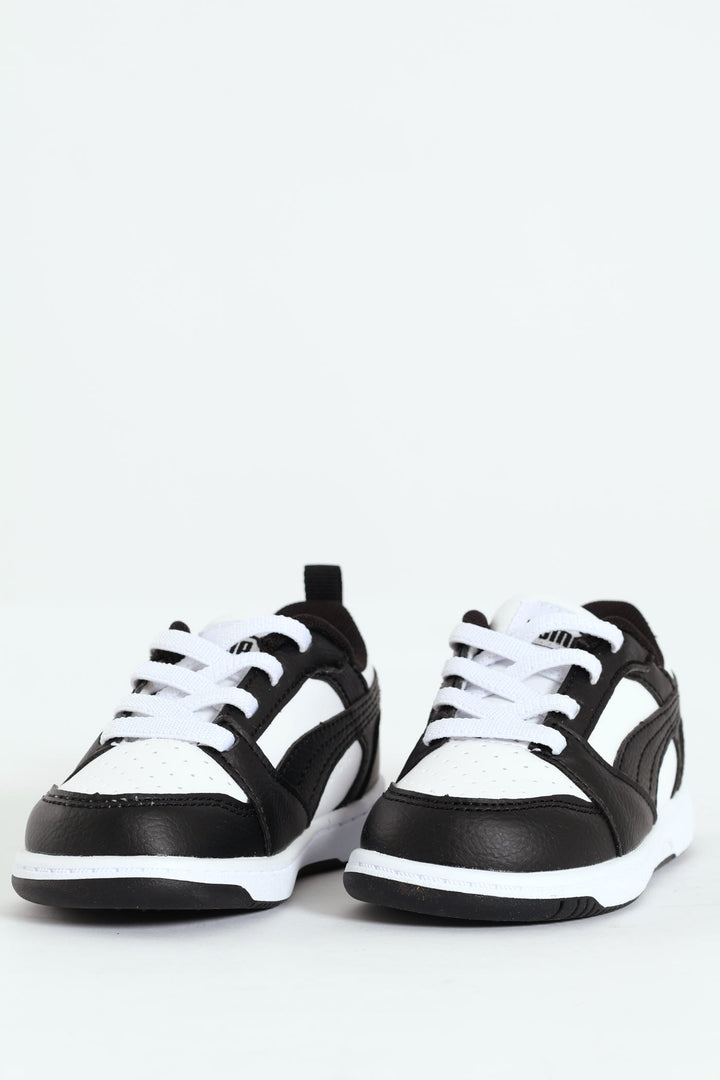 Pre-Boys Rebound V6 Lo Ac Sneaker - White