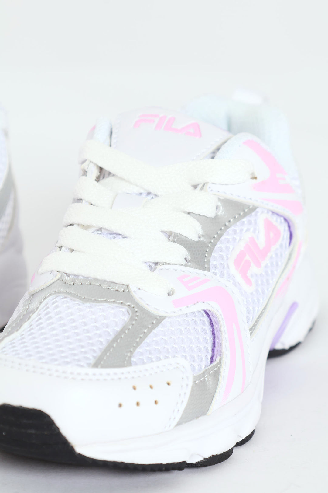 Girls Chip Trainer - White/Pink