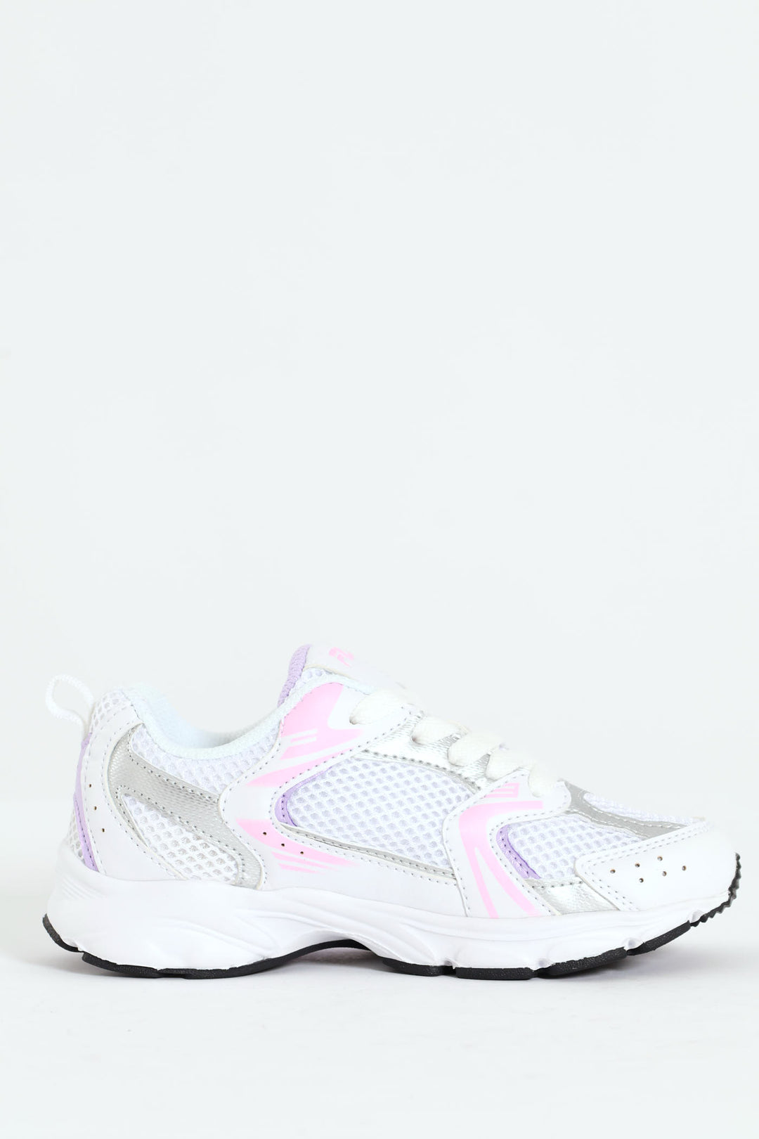 Girls Chip Trainer - White/Pink