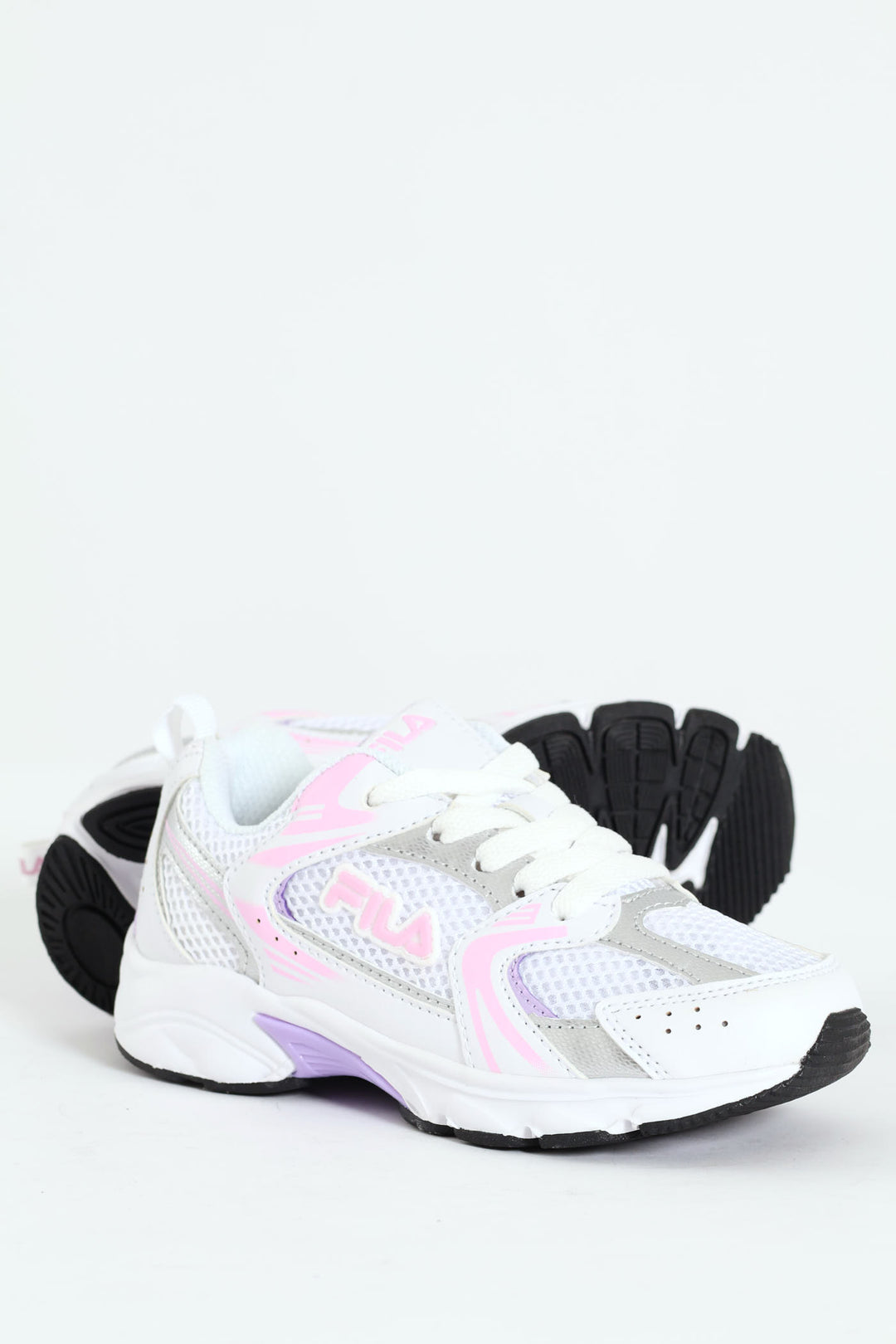 Girls Chip Trainer - White/Pink