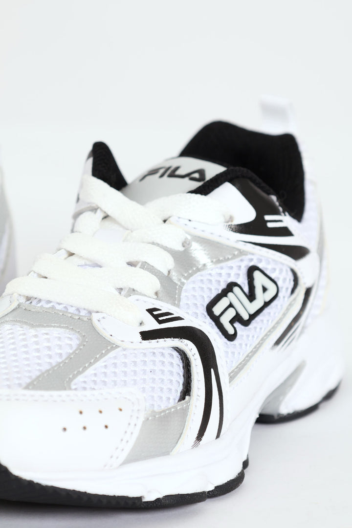 Boys Chip Trainer - White/Black