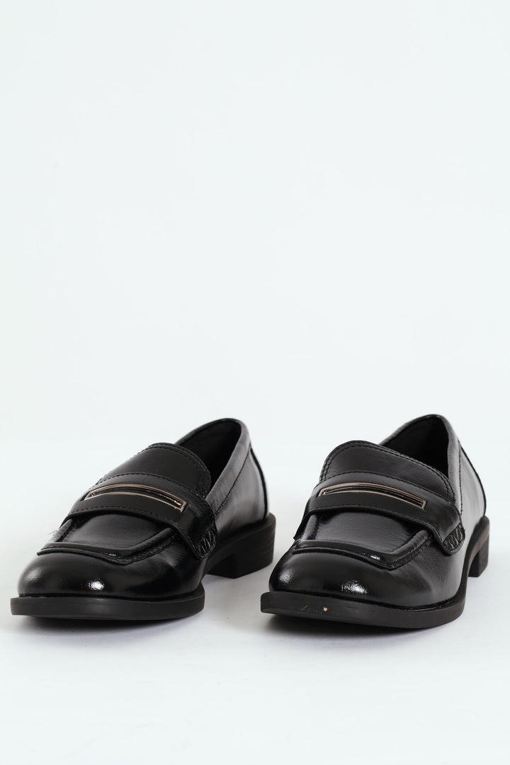 Jaylin Patent Loafer - Black