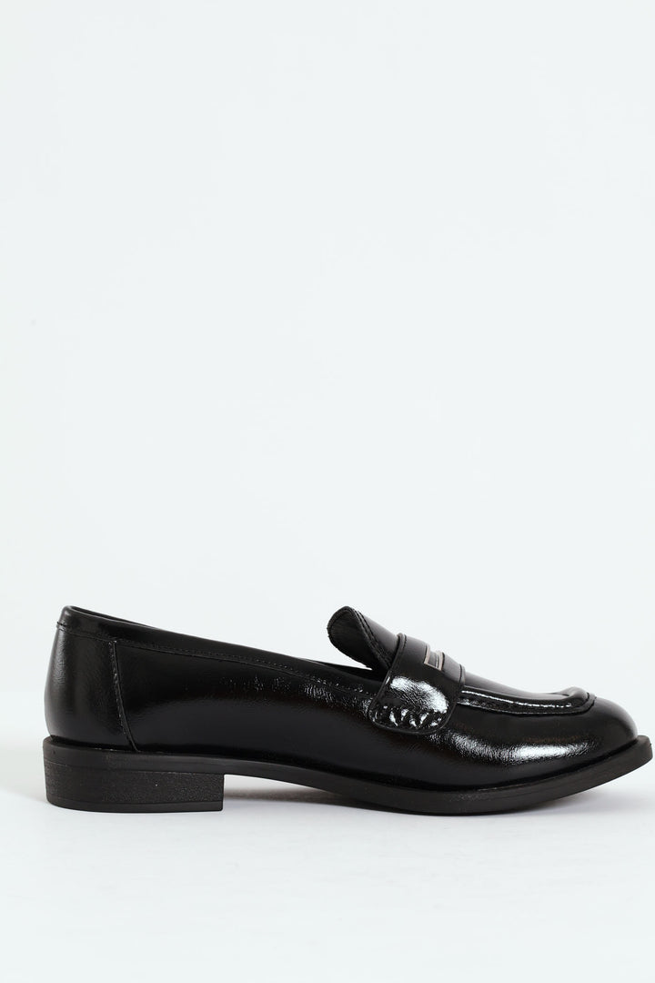 Jaylin Patent Loafer - Black