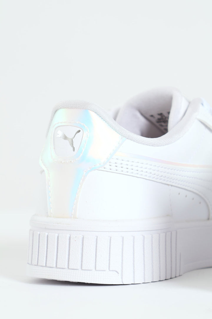 Pre-Girls Carina Holo Sneaker - White