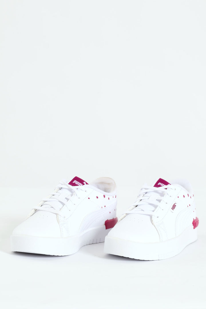 Pre-Girls Jada Stars Sneaker - White