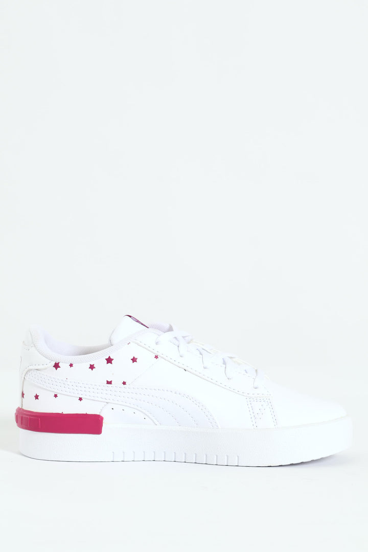 Pre-Girls Jada Stars Sneaker - White