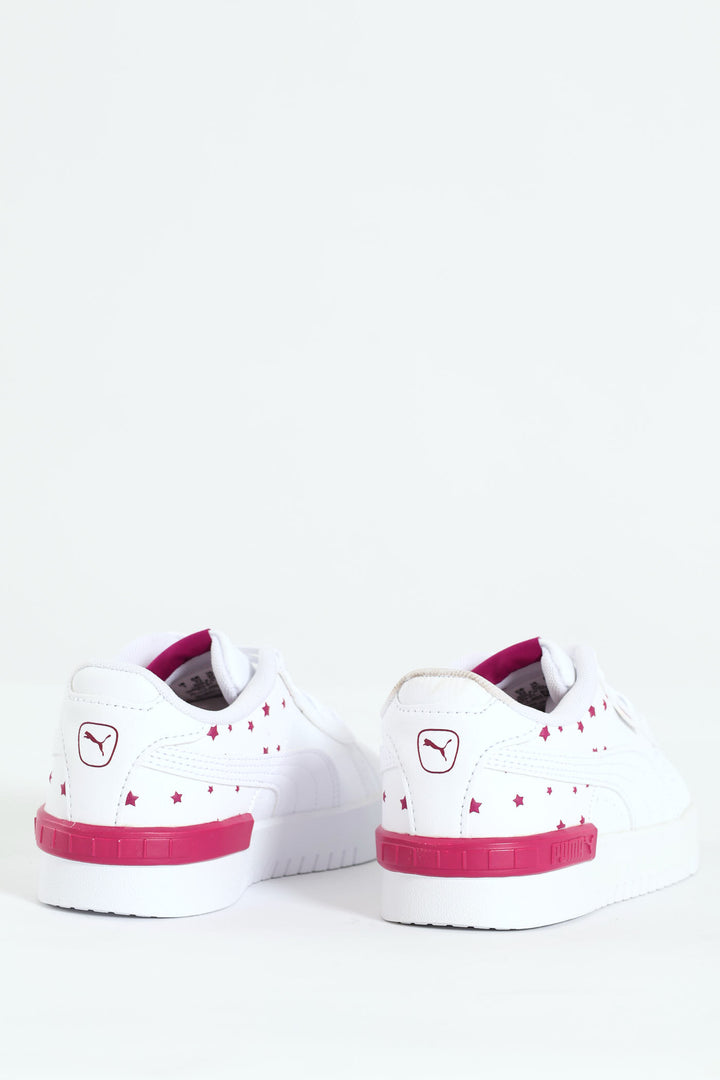 Pre-Girls Jada Stars Sneaker - White