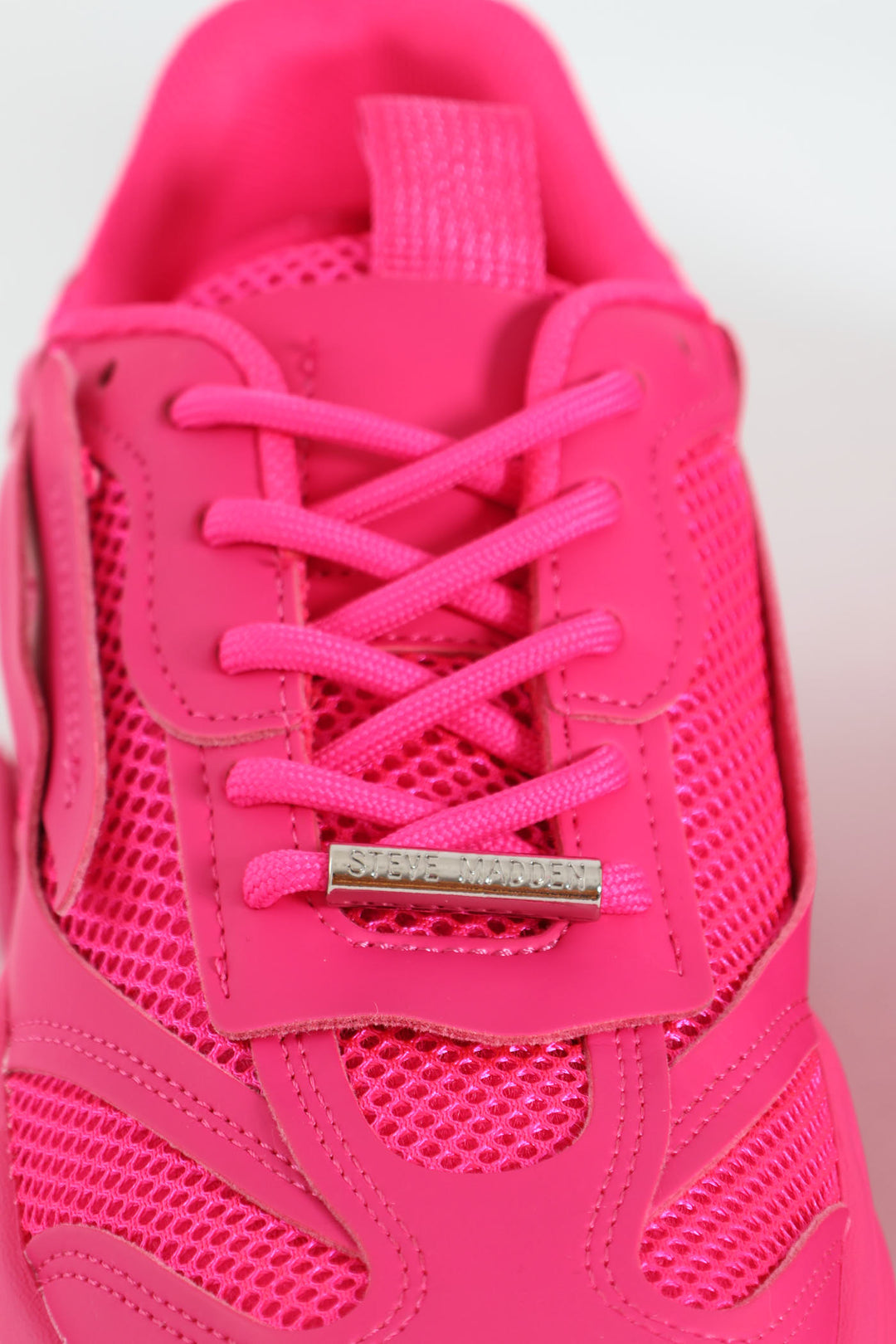 Possession Lace Up Chunky Sportie Sneaker - Fuchsia