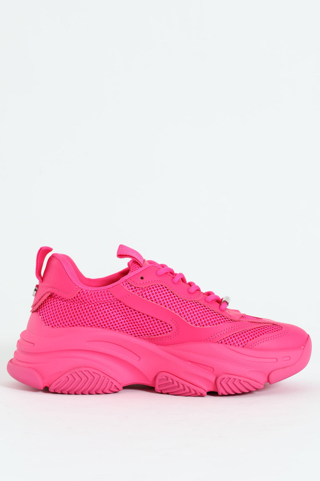 Possession Lace Up Chunky Sportie Sneaker - Fuchsia