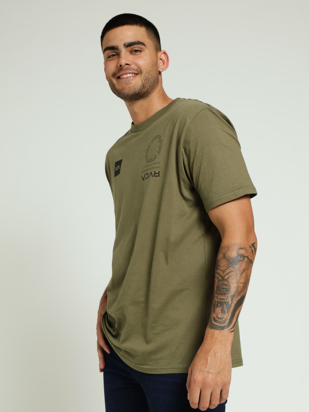 VA Mark Tee - Olive