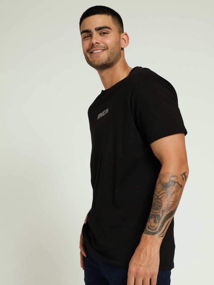 Big Rvca Speed Tee - Black