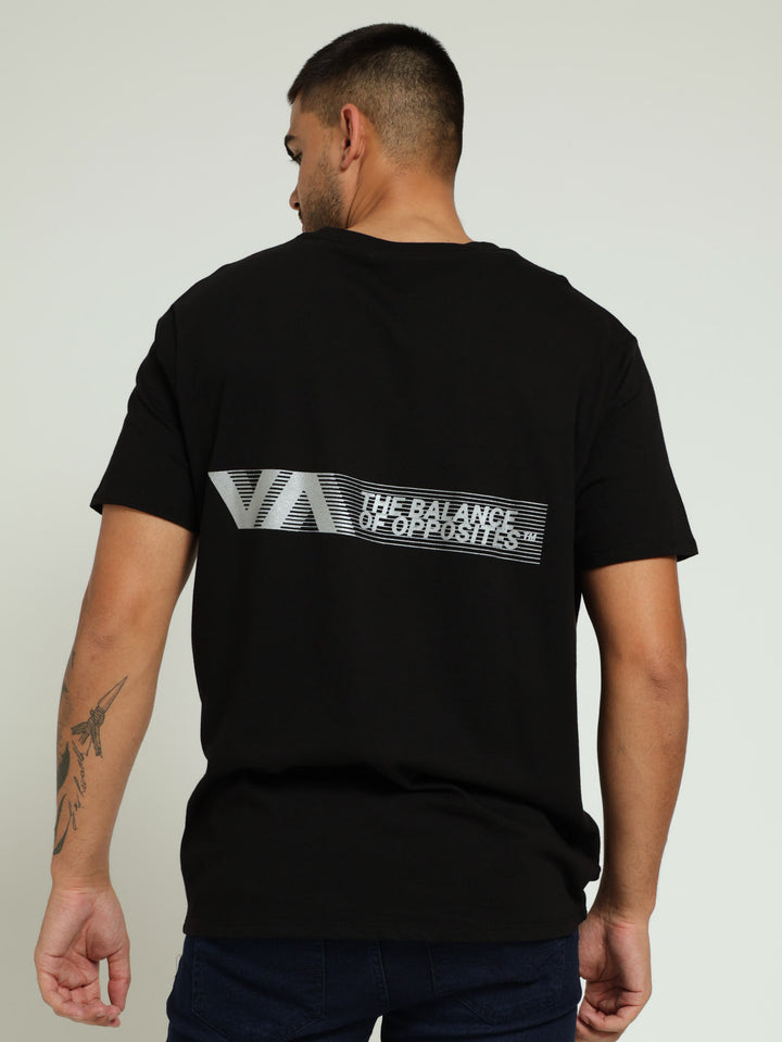 Big Rvca Speed Tee - Black