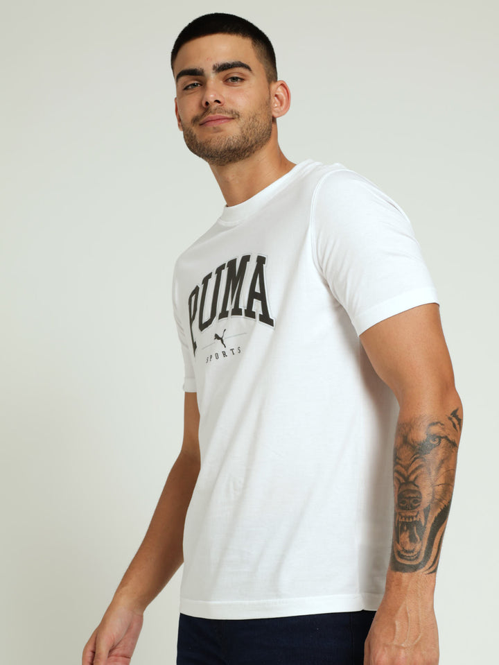 Squad Big Graphic Tee - White