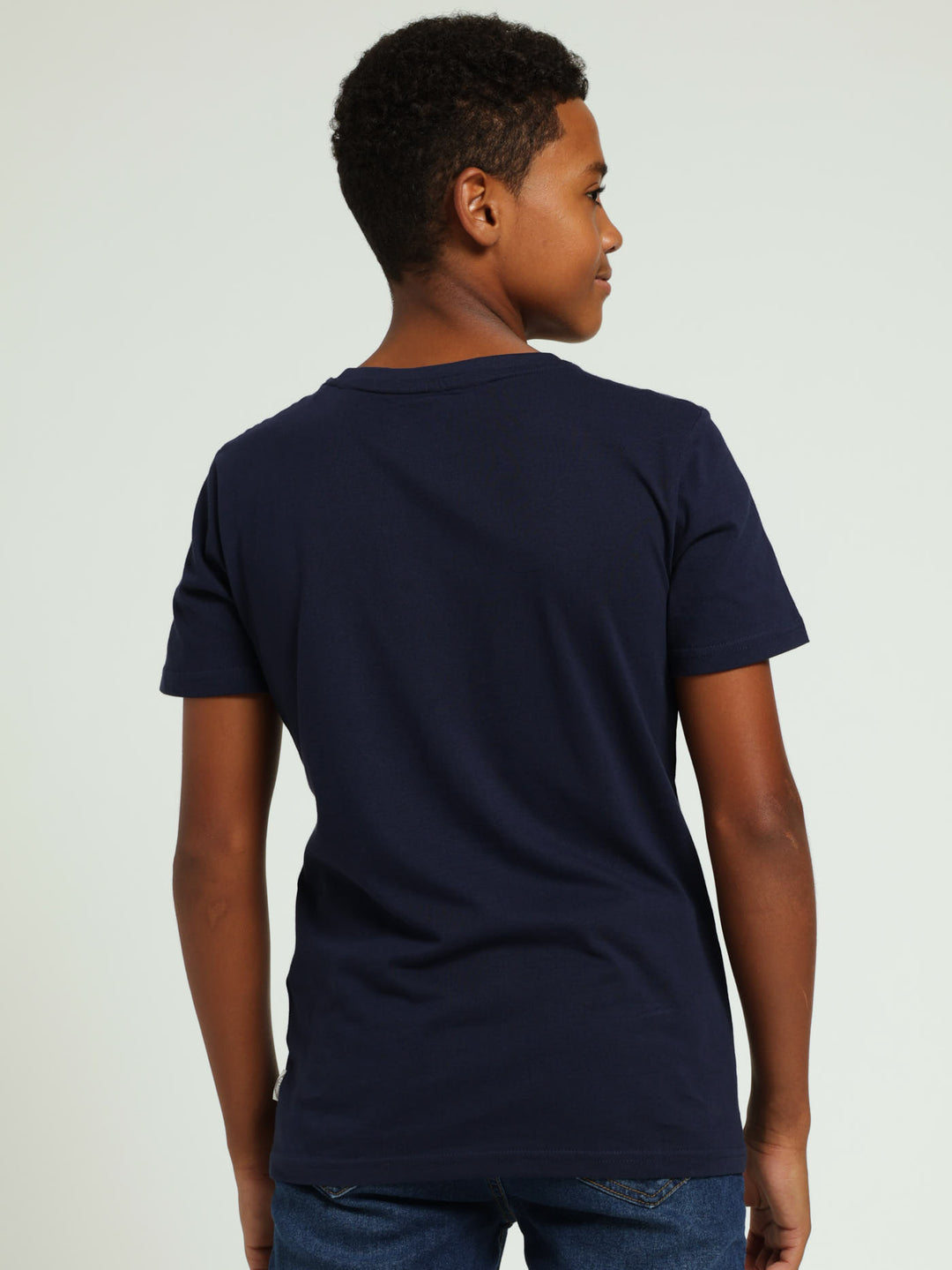 Boys Bastian Tee - Navy