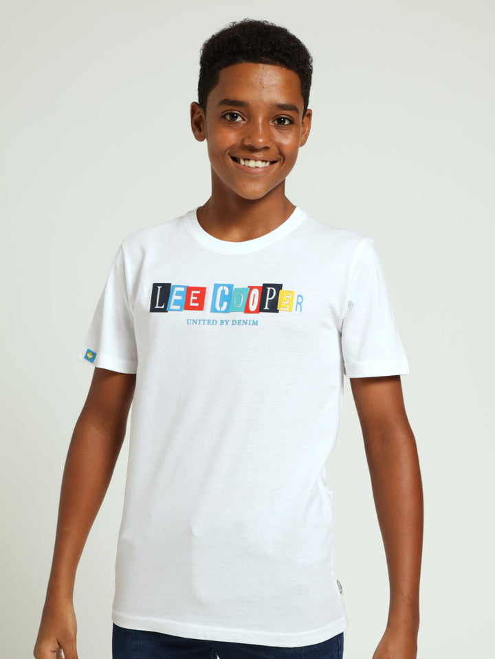 Boys Wesley Tee - White