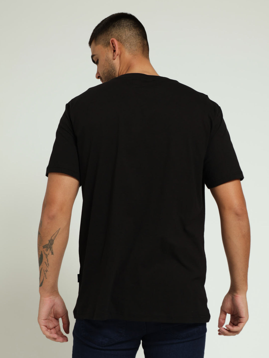 Geo Coordinate Tee - Black