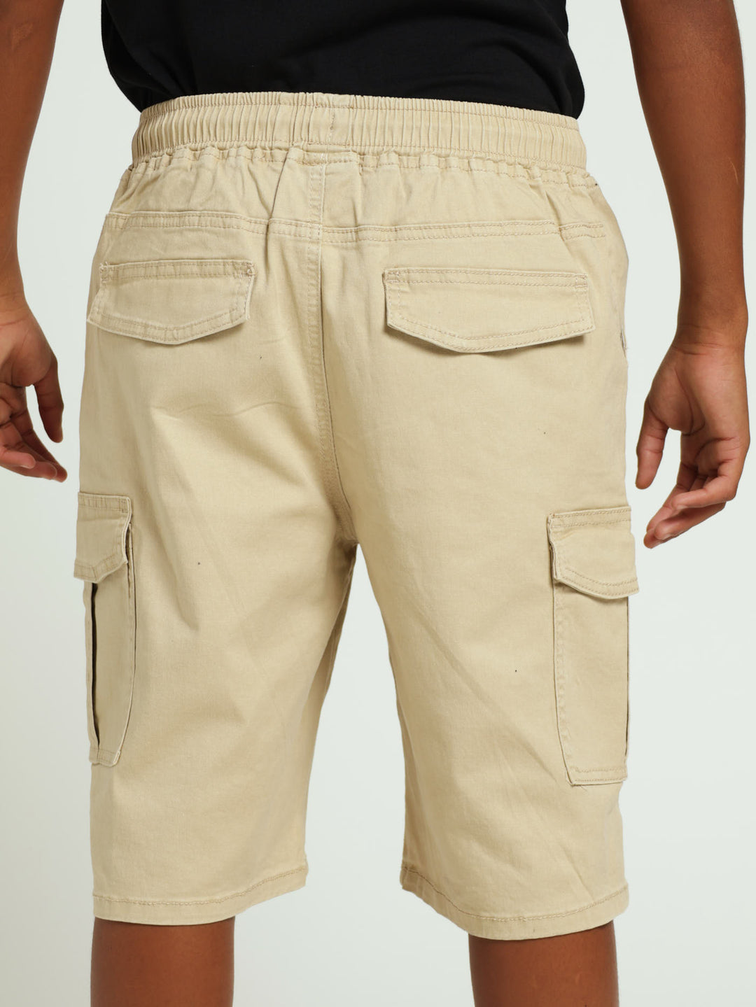 Boys Cargo Shorts - Stone