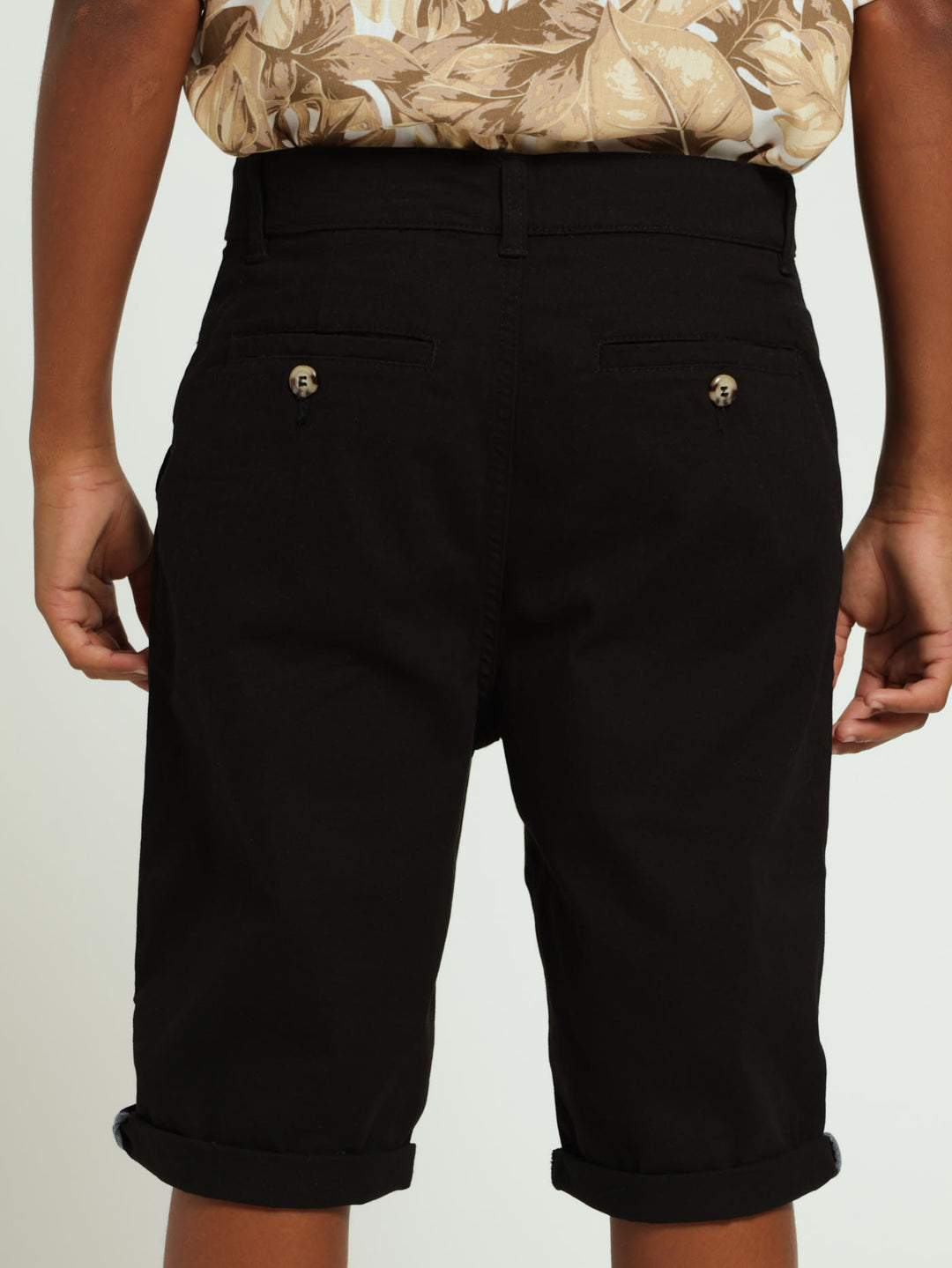 Boys Chino Shorts - Black