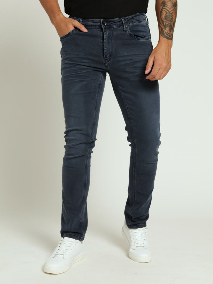 Trooper Slim Denim Jean - Petrol