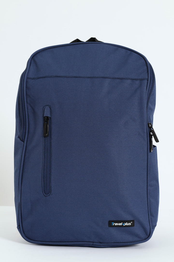 Zip Backpack - Navy