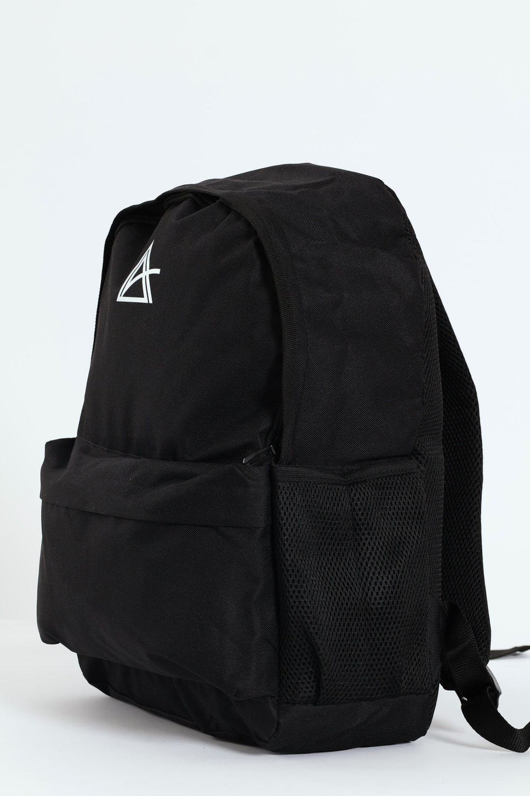 HD Triangle Print Backpack - Black